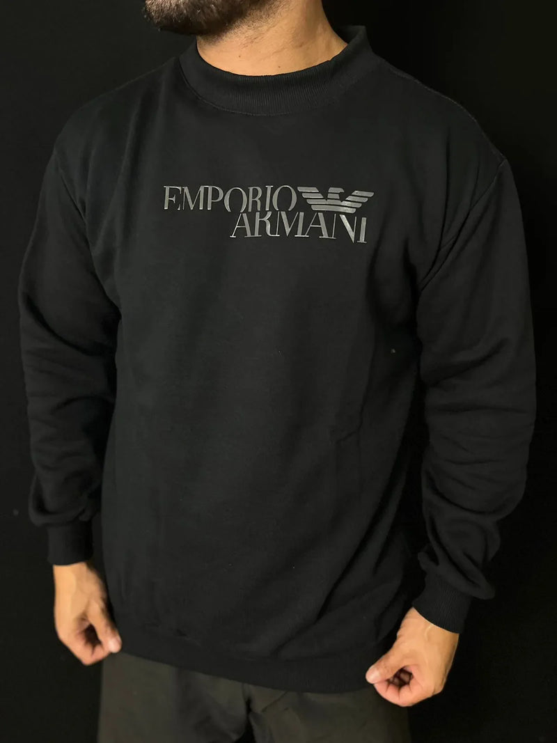 MOLETOM ARMANI PRETO